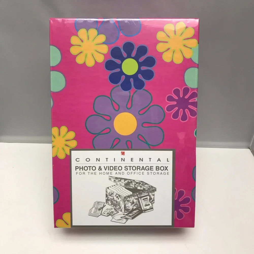 Flower Power 1960s Photo Memory Box